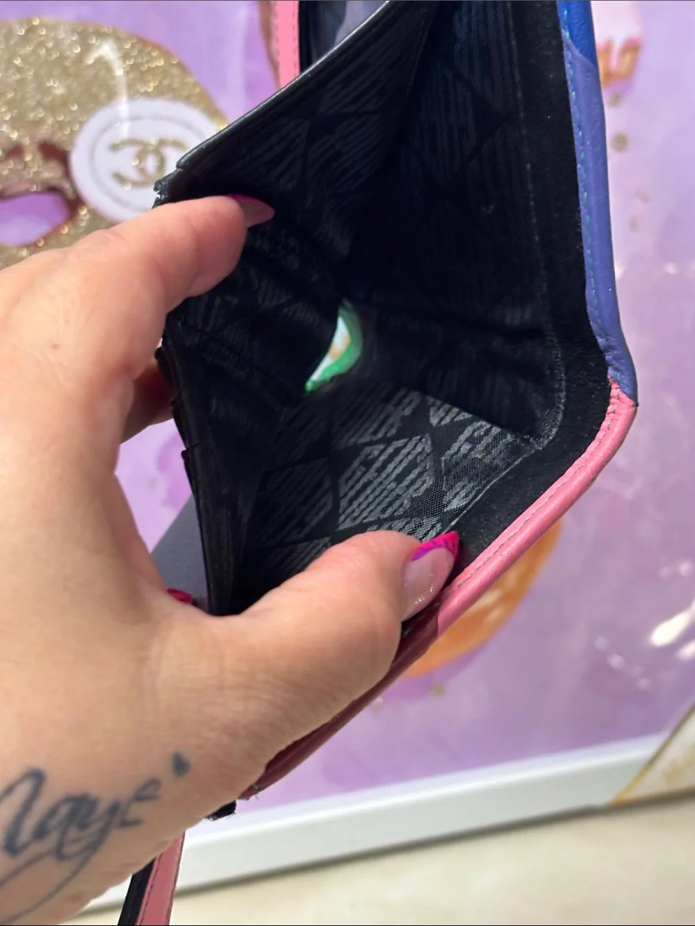 Kurt Geiger Rainbow🌈Zipper Wallet